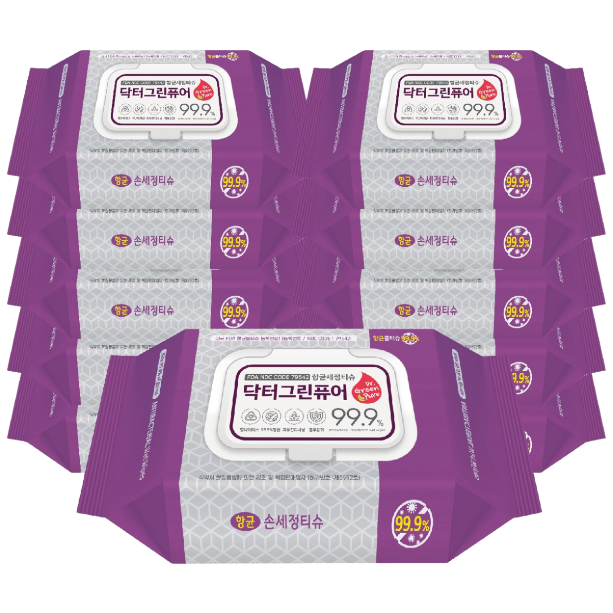 닥터그린퓨어 항.균.세정티슈 캡형72매X10팩 프로모션 _ 2023665EA 52,860원