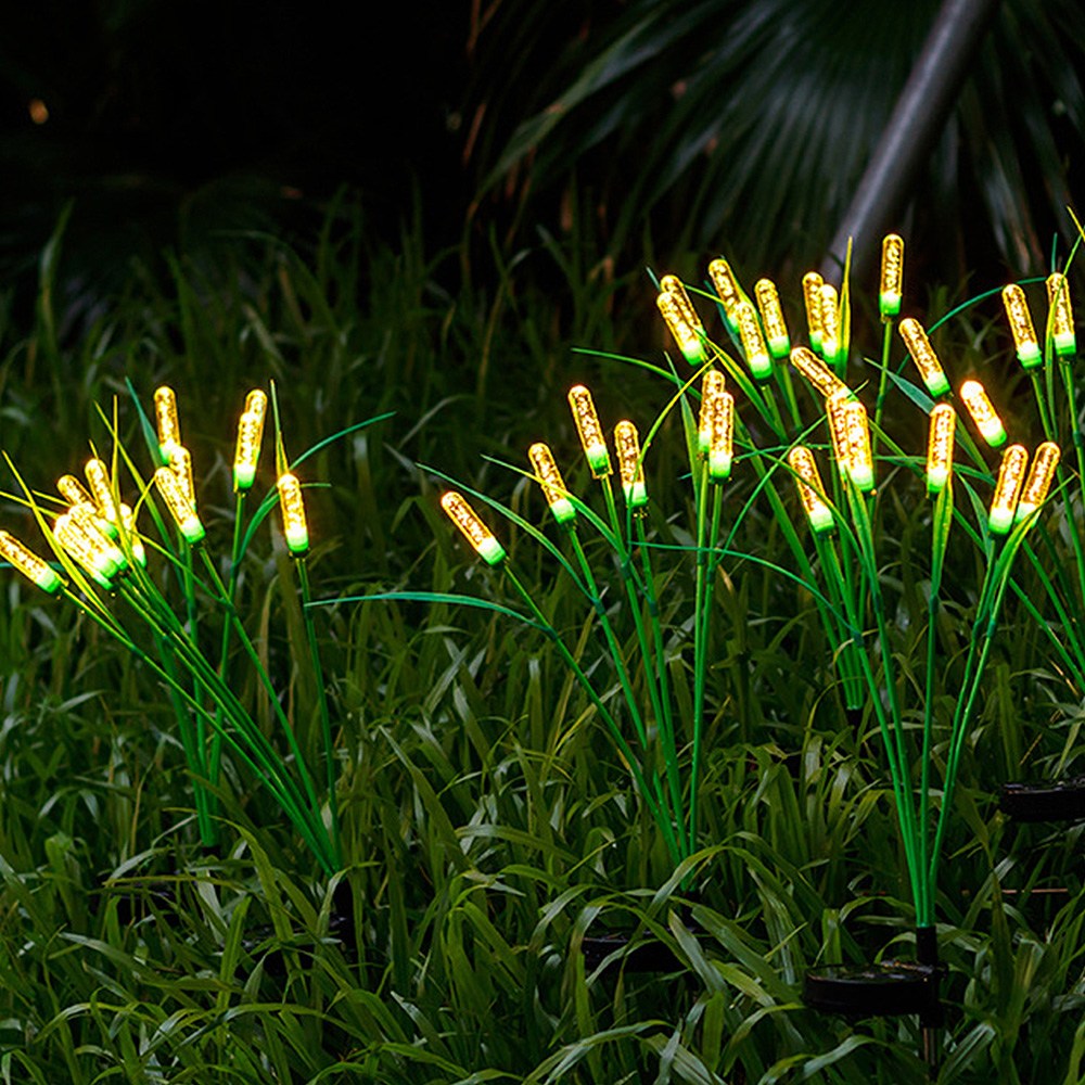 HK.sell 플로떼 태양광 LED 정원 조경 갈대등 조명 4개 1세트, 전구색 37,500원