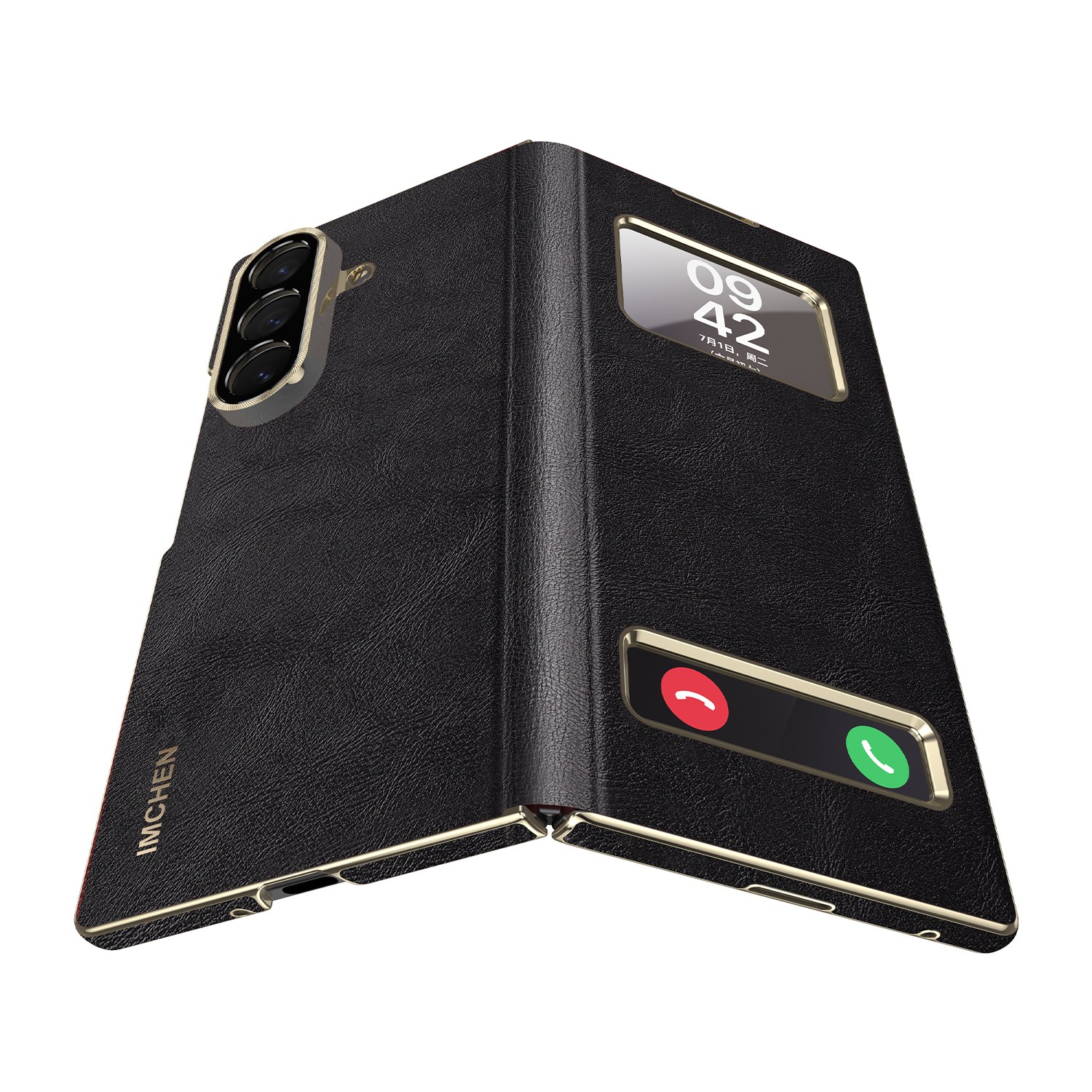 고급 비즈니스 풀커버 갤럭시 Z폴드7 케이스 힌지 액정 보호 뷰 커버 케이스 69,900원