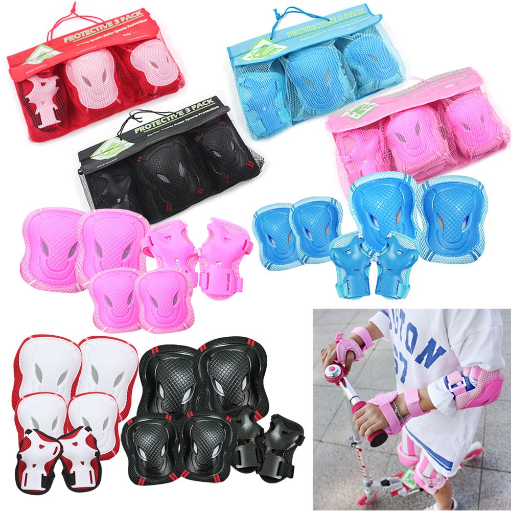 없음 어린이 아동 헬멧 보호대세트 인라인 자전거 킥보드 보호장비, 01.퍼니보호대, 1개 11,000원