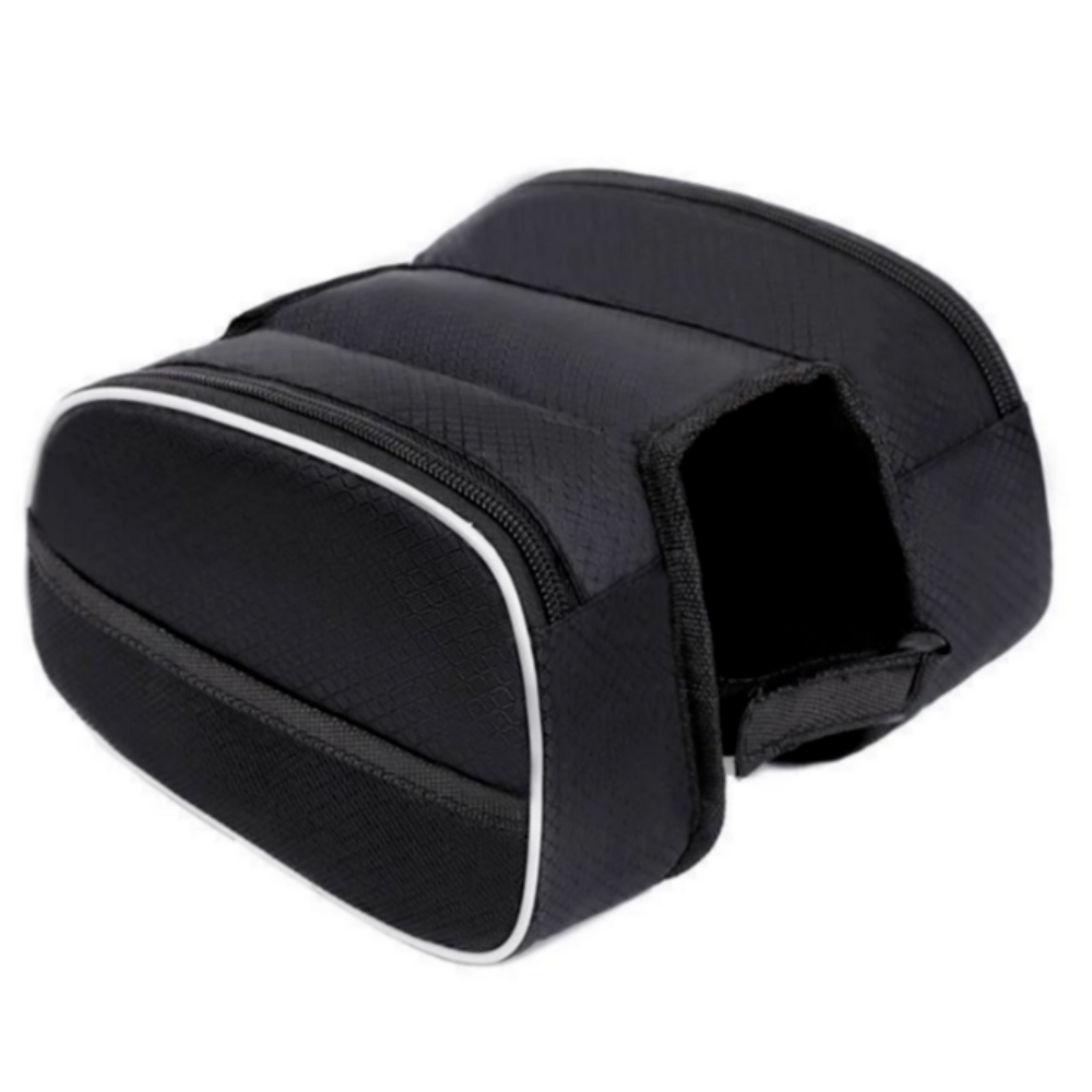 씨엔알비 듀얼포켓 자전거 프론트백, 1개, 블랙, 현재가 10,100원