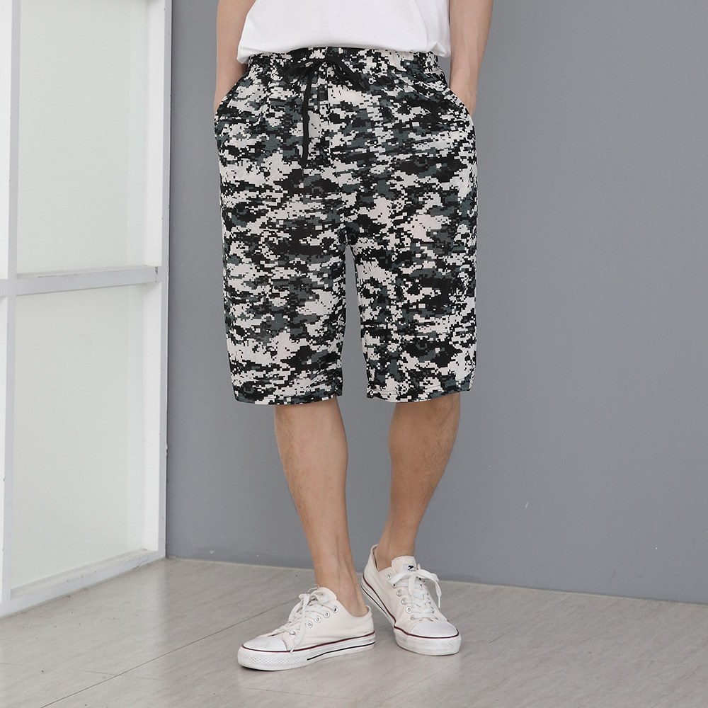 남성 5부 몸빼바지 밀리터리 남녀공용 까실이 블랙 주머니 몸빼바지 허리밴딩 허리고무줄 작업복 냉감바지 여름 팬츠 꽃바지 일바지 고무바지 빅사이즈 엄마옷 냉감 쿨링 아이스 반바지 3,500원