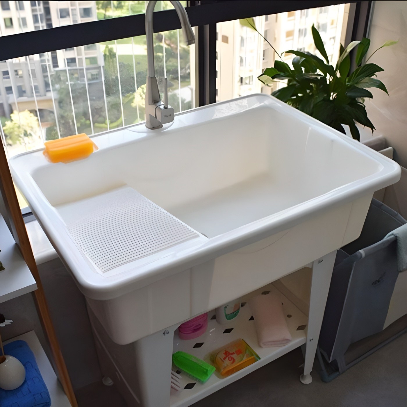 파파스 다용도 싱크대 배수관 + 빨래판 포함 세트 78,400원