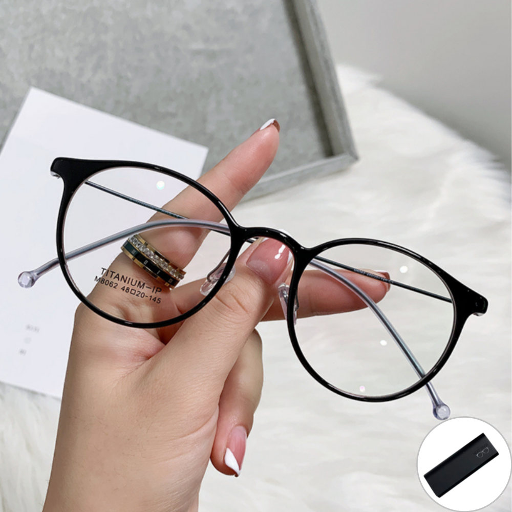 NEXT EDGE 깃털처럼 가벼운 TR+티타늄 5.8g 블루라이트 차단 초경량 안경 12,400원