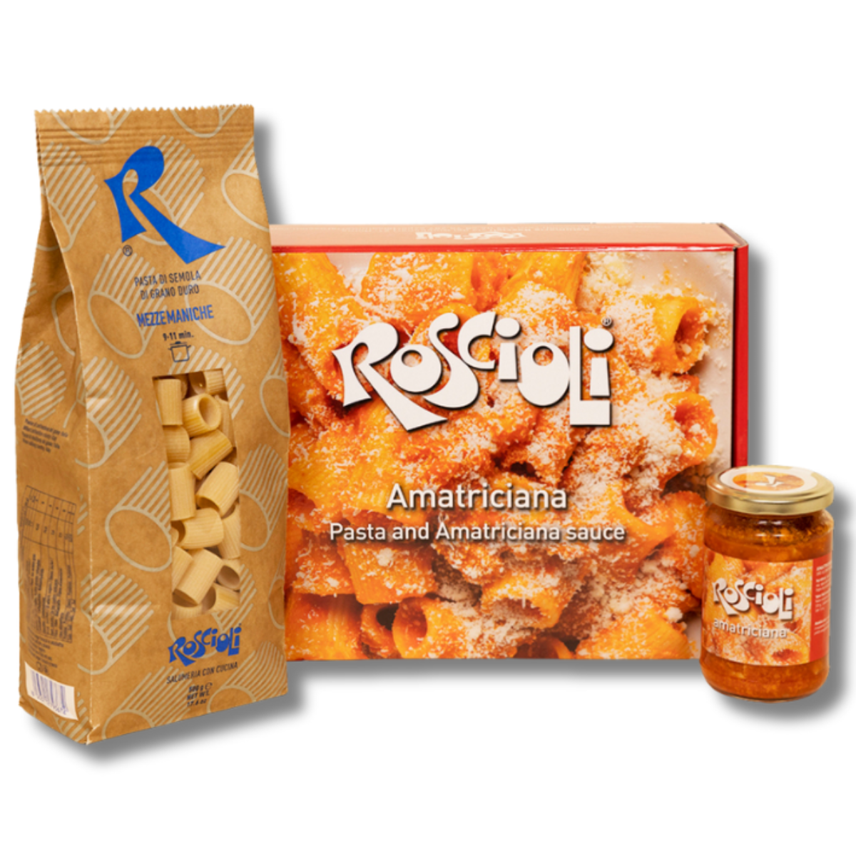로숄리 이탈리아산 100% 로마 정통 밀키트 아마트리치아나 소스 1병 + 파스타 1팩 Roscioli Meal Kit Amatriciana / 선물용 패키지 69,000원