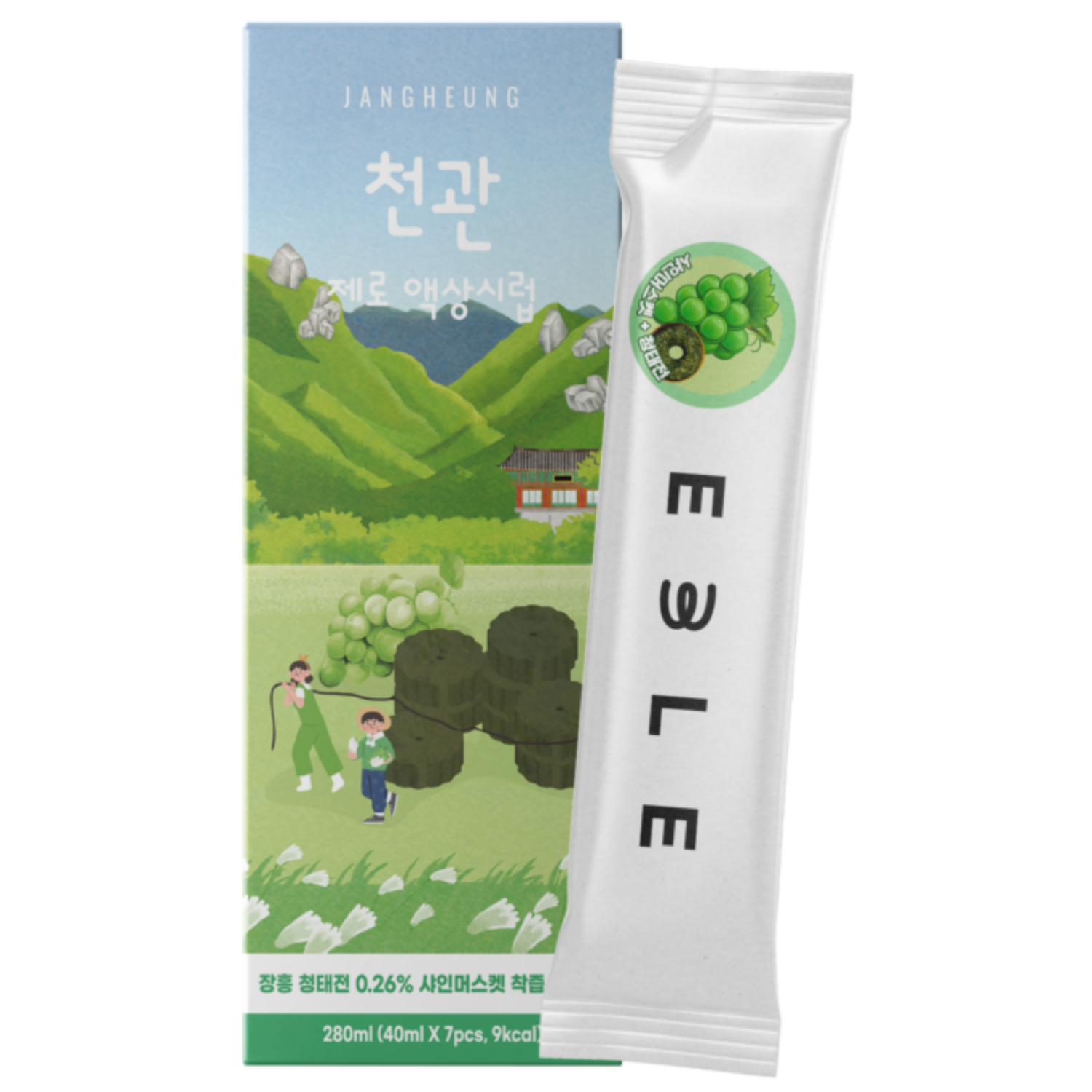 혈당케어 바나바잎추출물 제로슈가 샤인머스캣 레몬 스틱형 시럽 40ml 12,500원