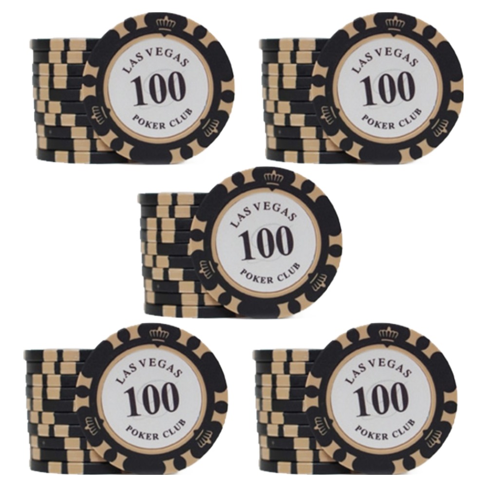 라스베가스 클레이 포커칩 50p, 100, 1개 10,900원