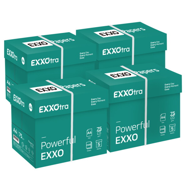 [엑소] 트라(EXXOtra) A4 복사용지(A4용지) 75g 2500매 4BOX 75,300원
