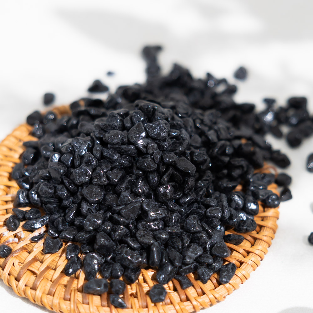 플라워트리 화분 어항 바닥재 프리미엄 칼라스톤 3~5mm 흑색 3,000원