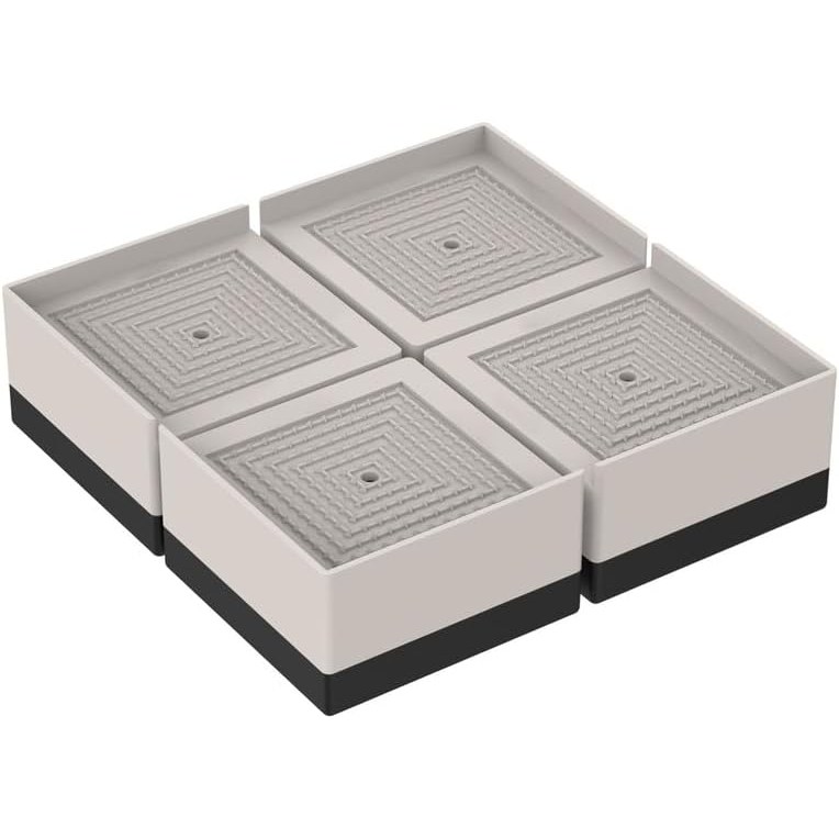 L자형 세탁기 냉장고 건조기 받침대 방진 고무 높이조절 가구 다리 보호발 13,500원