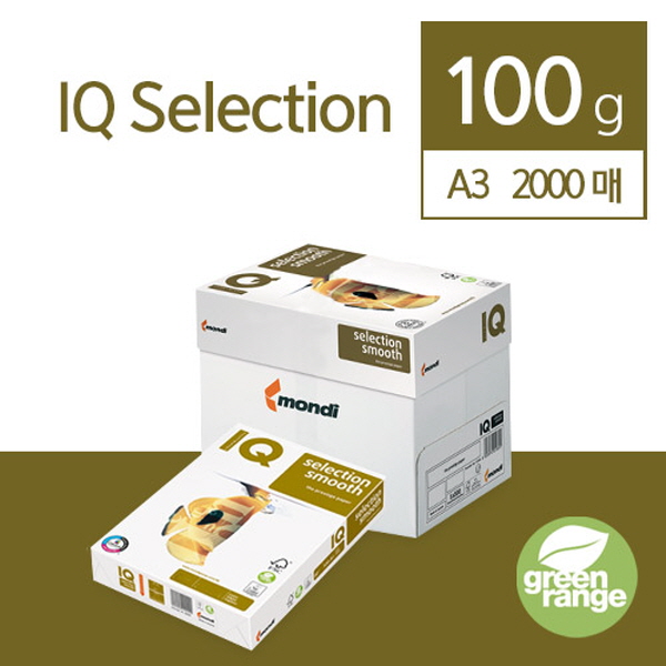 카피어랜드 복사용지 IQ Selection Smooth 120g A3 2000매 132,000원