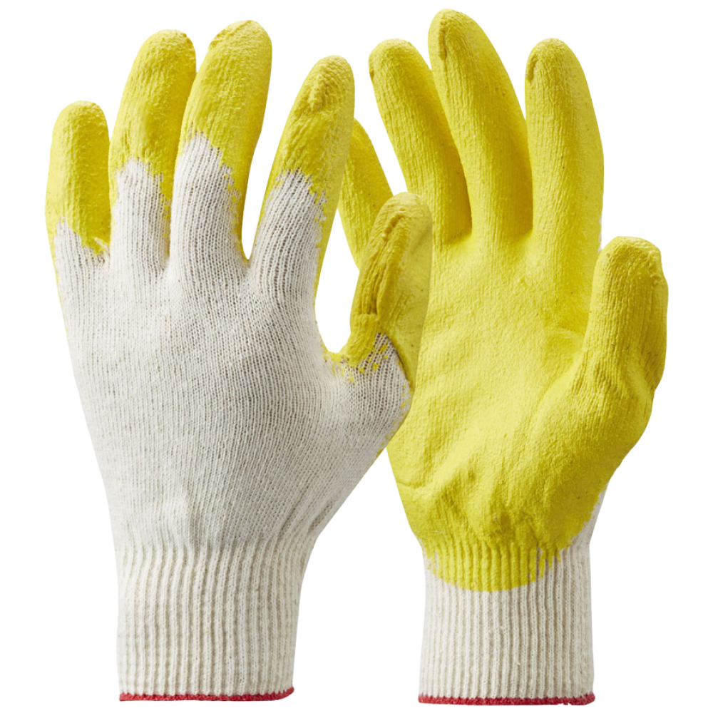 HANWOO 한우장갑 황코팅 13G 작업용 코팅 장갑, 100세트, 황(노랑) 27,200원