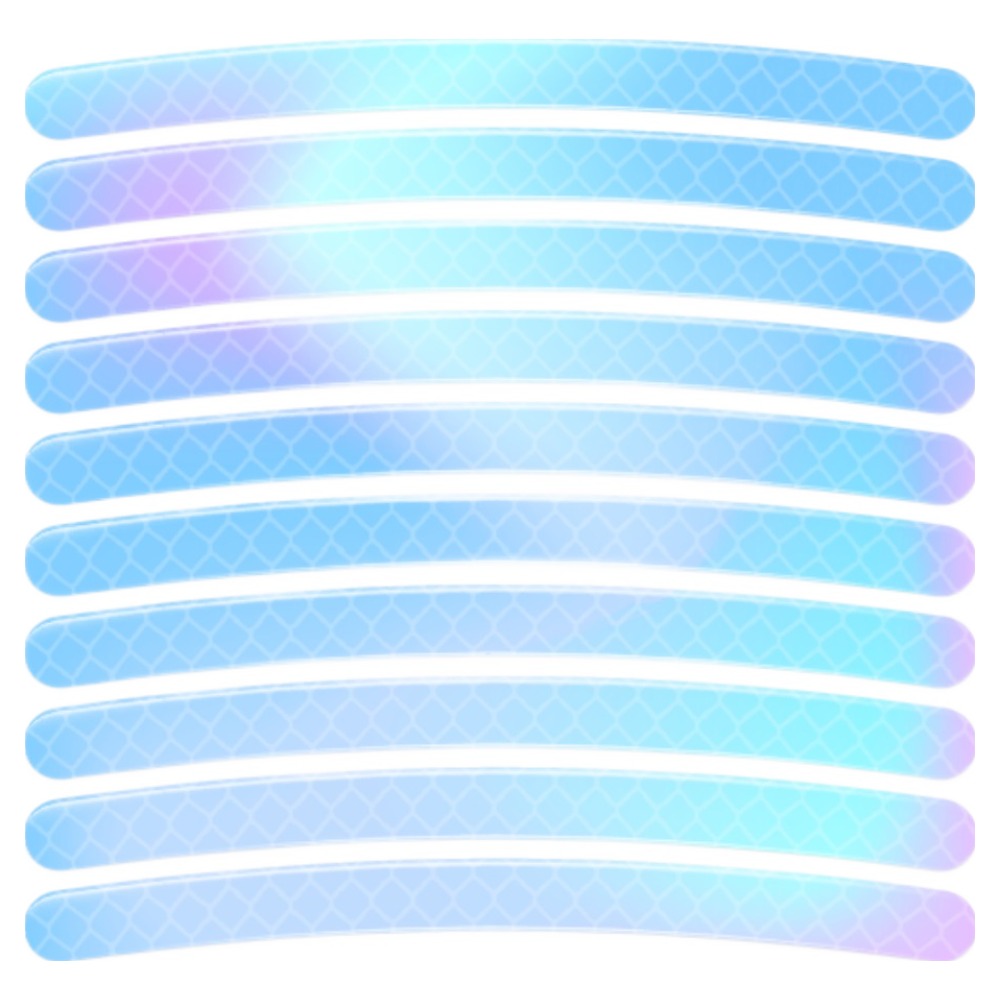 스코라 야간 시인성 휠 반사 스티커 오로라 7mm x 9cm 40p, 1개, 오로라 4,650원