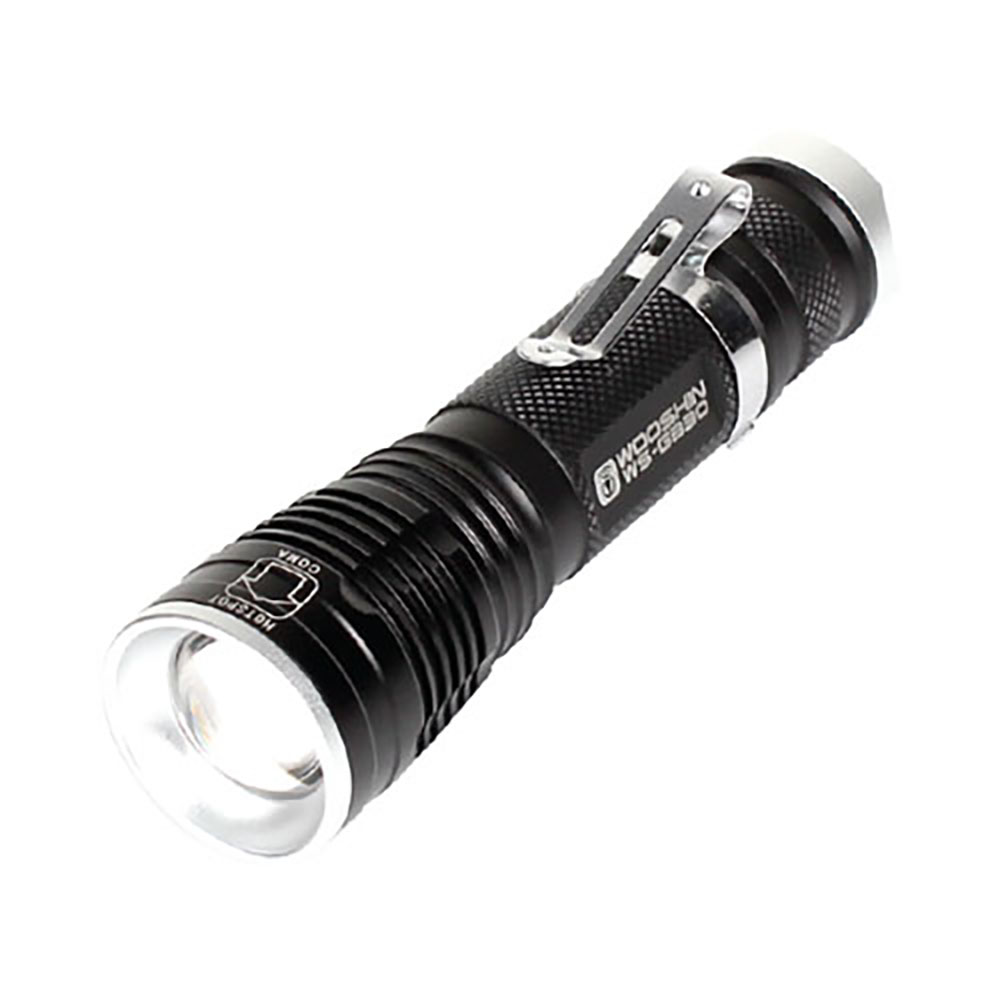 LED 줌 충전식 라이트 손전등 자전거 거치대 포함 WS-G330, 1개, 실버 25,500원