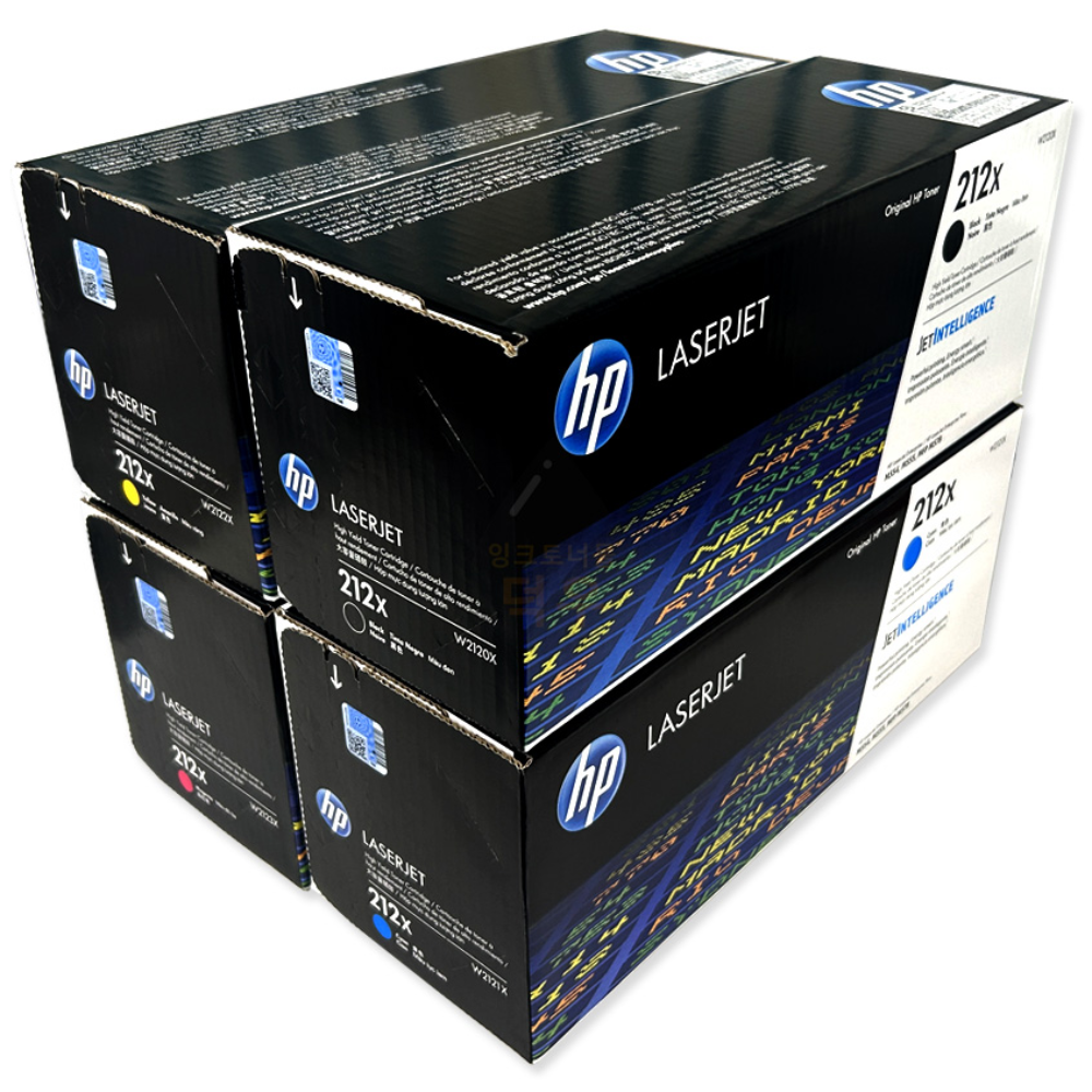 HP 212X 정품토너(대용량) 4색세트(W2120X+W2121X+W2122X+W2123X) M554dn M555dn M555x M578dn, 1개 2,299,000원