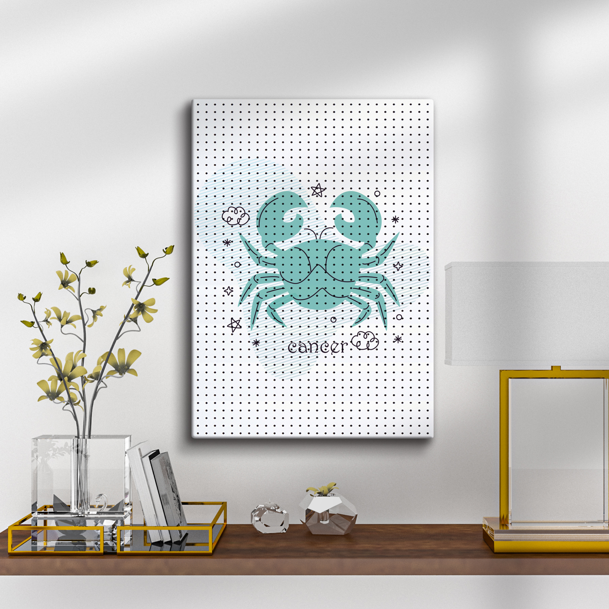 타공판닷컴 UV프린팅타공판 800 x 1500 mm, 별자리(게자리), 1개 116,710원