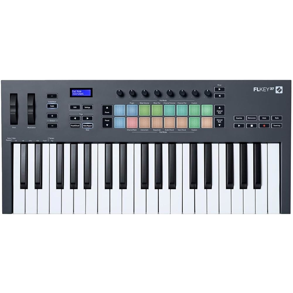 Novation FLkey Mini - 음악 제작을 위한 FL 스튜디오 통합 기능을 갖춘 휴대용 25키, USB, MIDI 키보드 컨트롤러 379,390원