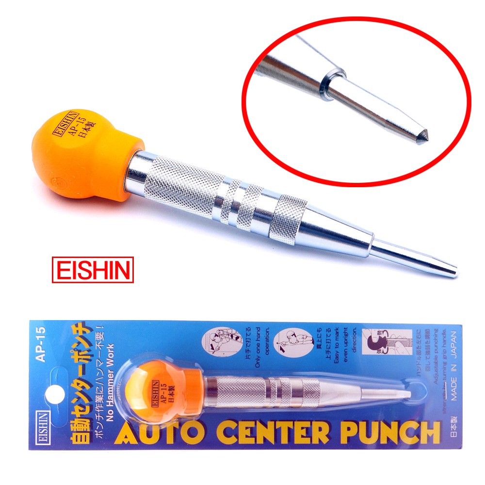 일본 깊이 조절형 자동센터펀치 대형 160mm 센타펀치 기아기바늘 펀칭 마킹 펀치 자동 센터펀치 센타펀치 자동센타펀치 펀칭기 센타마킹 일제 일산 JAPAN 고급형 천장 표시 1개 18,450원