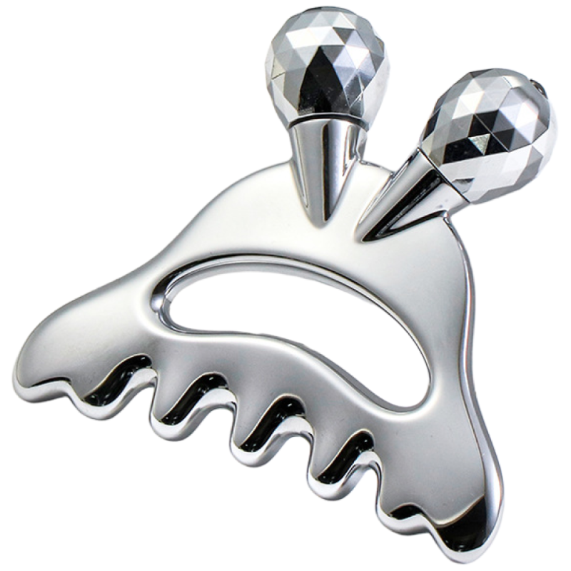 라앤모 메탈 괄사 냉온 얼굴 두피 마사지 림프순환 리프팅 홈케어 뷰티템, 리프팅롤러, 1개 21,550원