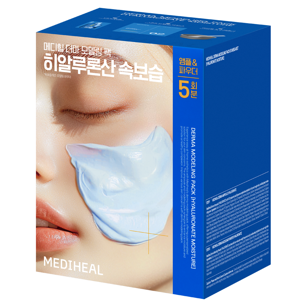 메디힐 더마 모델링 팩 세트 히알루론산 속보습, 5개입, 1세트 16,400원