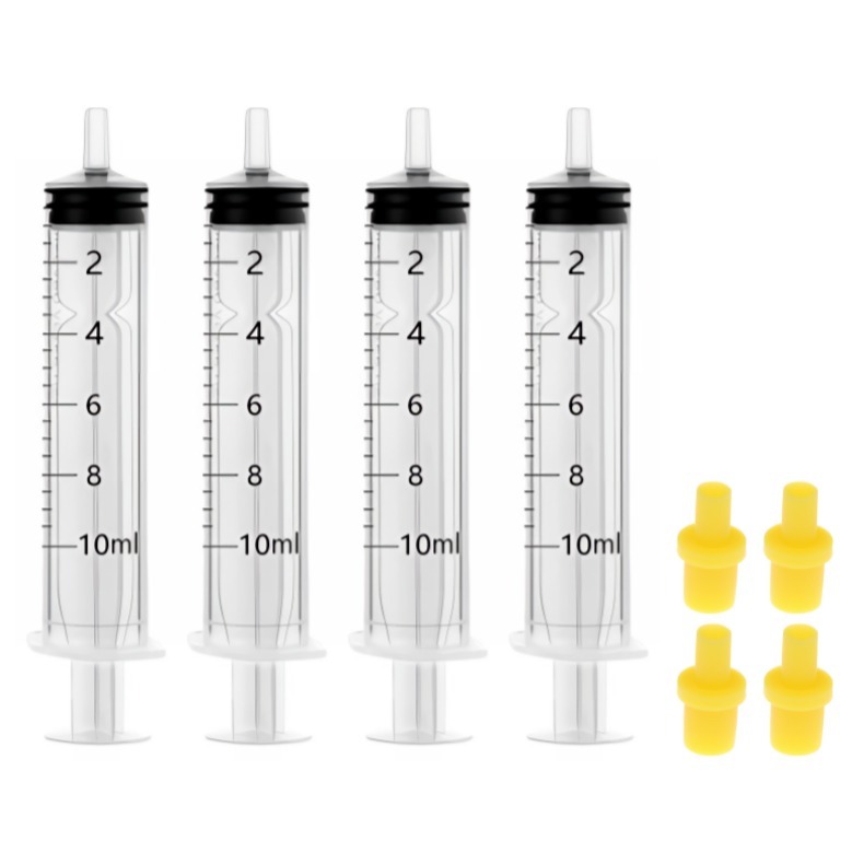 다온셀렉트 무한잉크 노랑 고무 팁 포함 석션 주사기 10ml, 혼합색상, 4개 4,480원