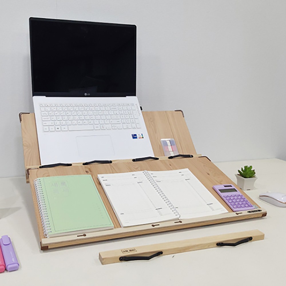 위즈독서대 루미60 (2단뒷판 미장착) 필기용 2단독서대 북스탠드 60M2, 단일상품 41,500원