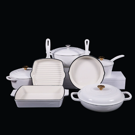 씨와이씨 법랑 냄비 7종세트 법랑주철  도자기냄비 두껑4개포함 전골 곰솥 후라이팬 289,800원