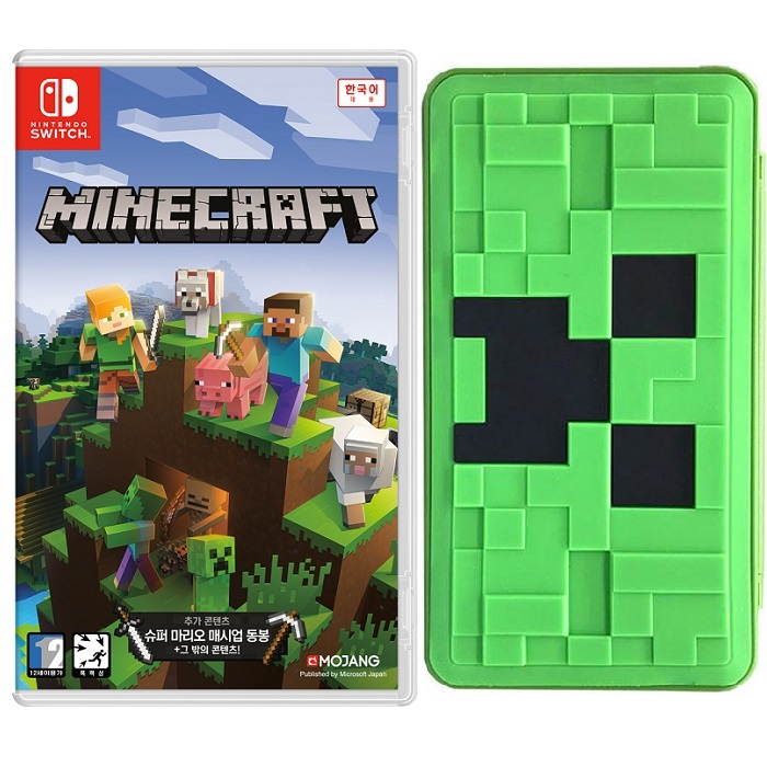 닌텐도 스위치 마인크래프트 한글판 + 에픽몬 스위치 칩케이스 47,800원
