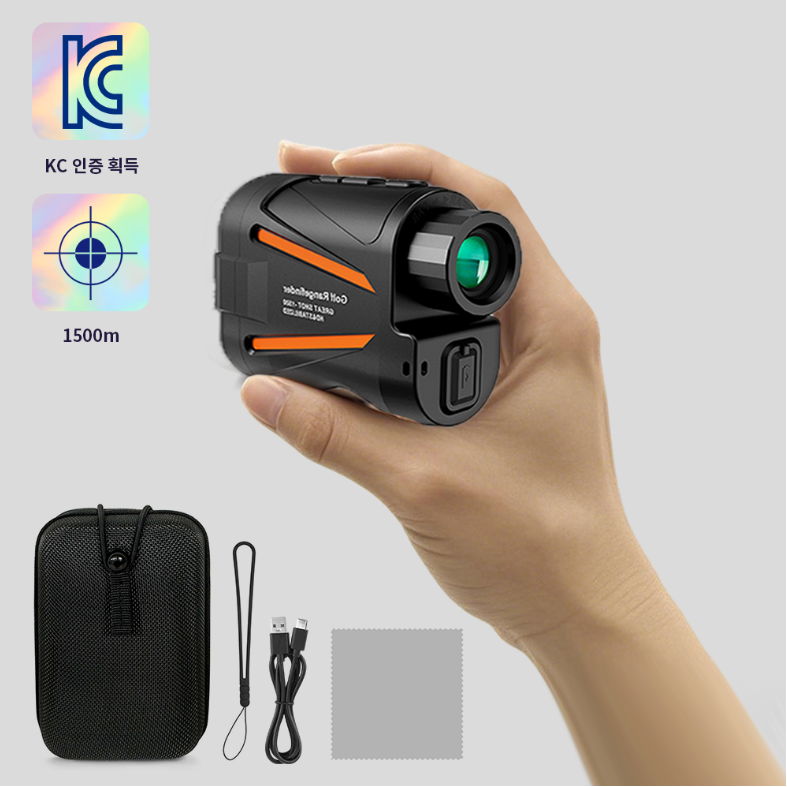 CCAGU 레이저 골프 거리 측정기+휴대용 미니 망원경+속도 전문 측정기+슬로프 기능 일체형 148,800원