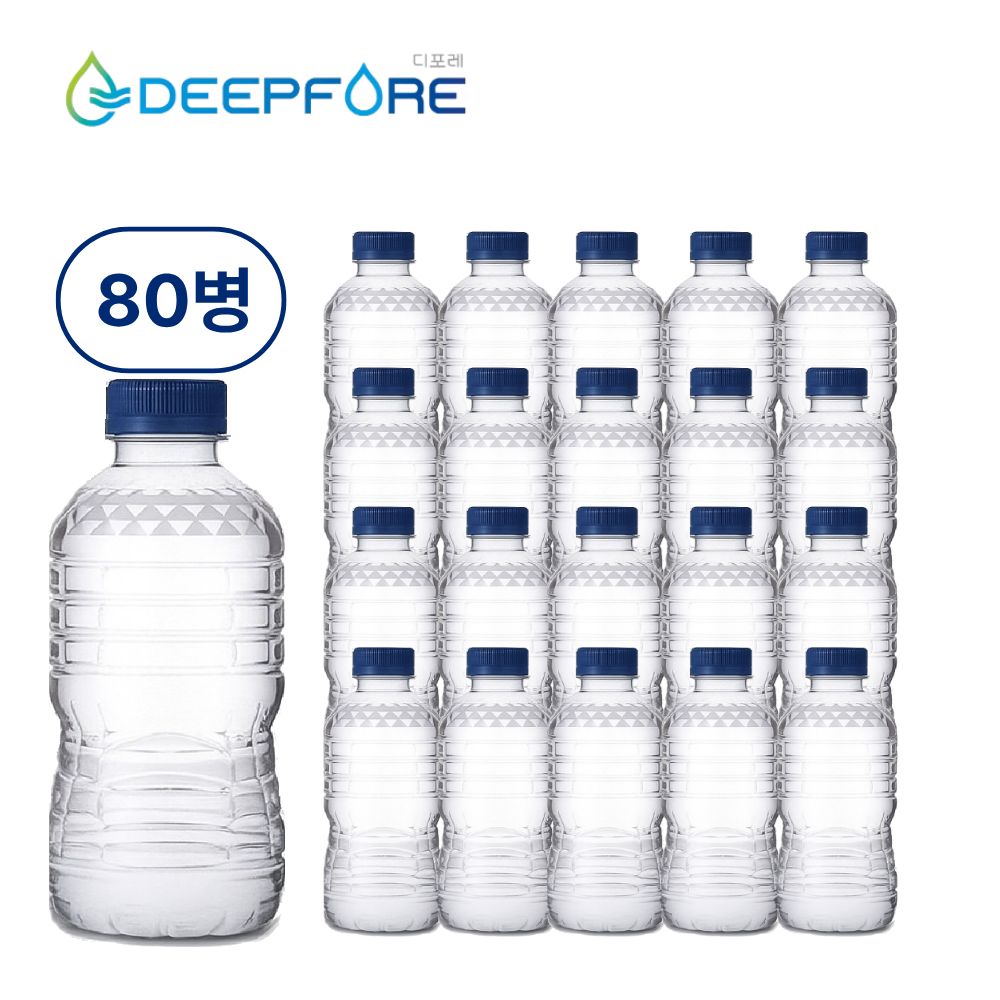 디포레 무라벨 생수 330mL 80병, 80개, 330ml 22,900원