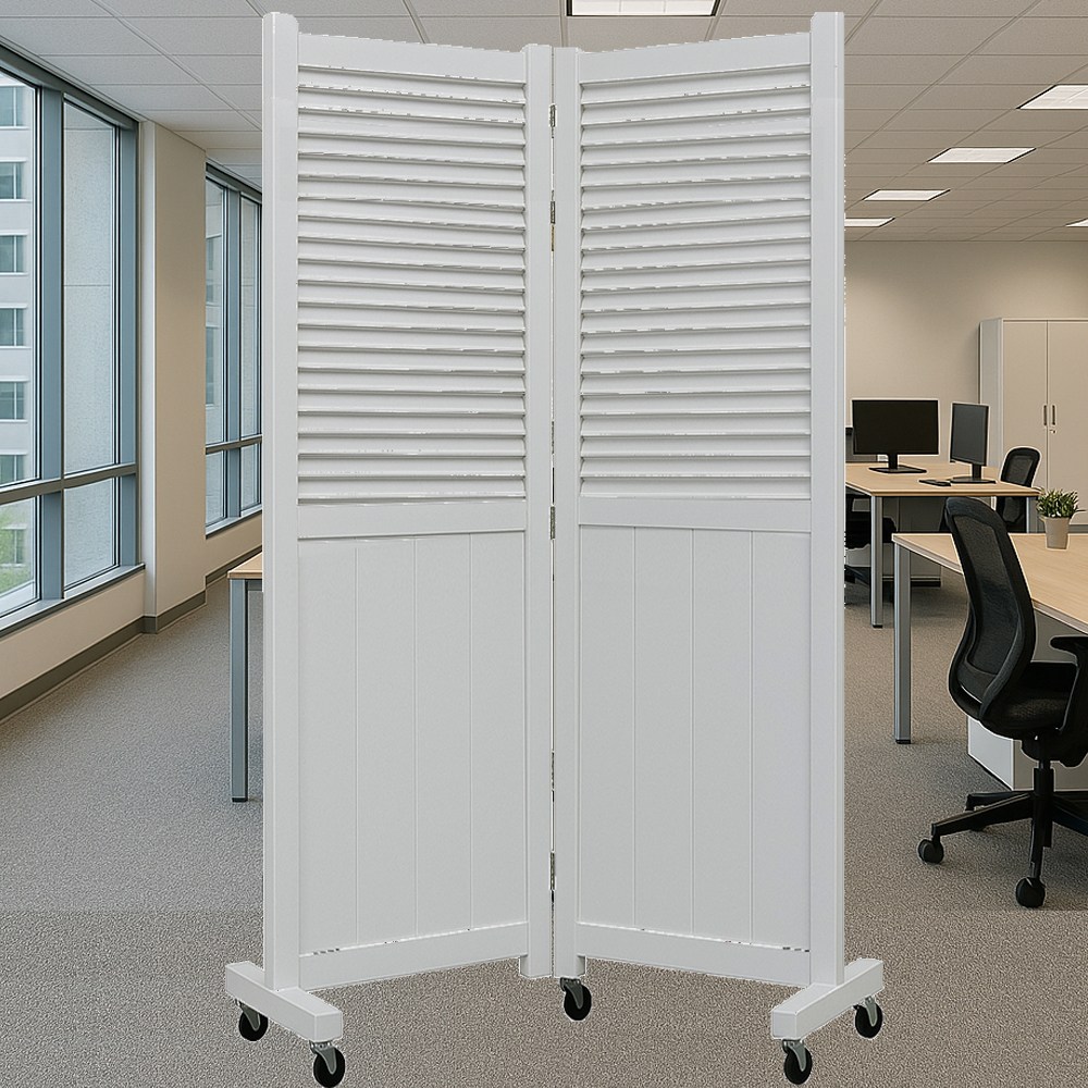 리츠데코 원목 인테리어 접이식 파티션 1800 2단 3단 이동형 사무실 업소용 키높이 칸막이 139,000원