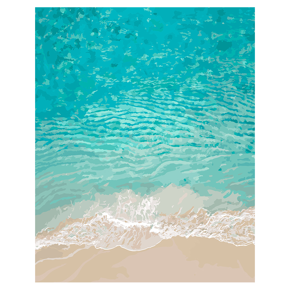 플레이어바웃 DIY 유화 그림그리기 세트 40 x 50 cm, 에메랄드 바다(MG244), 1세트 15,900원