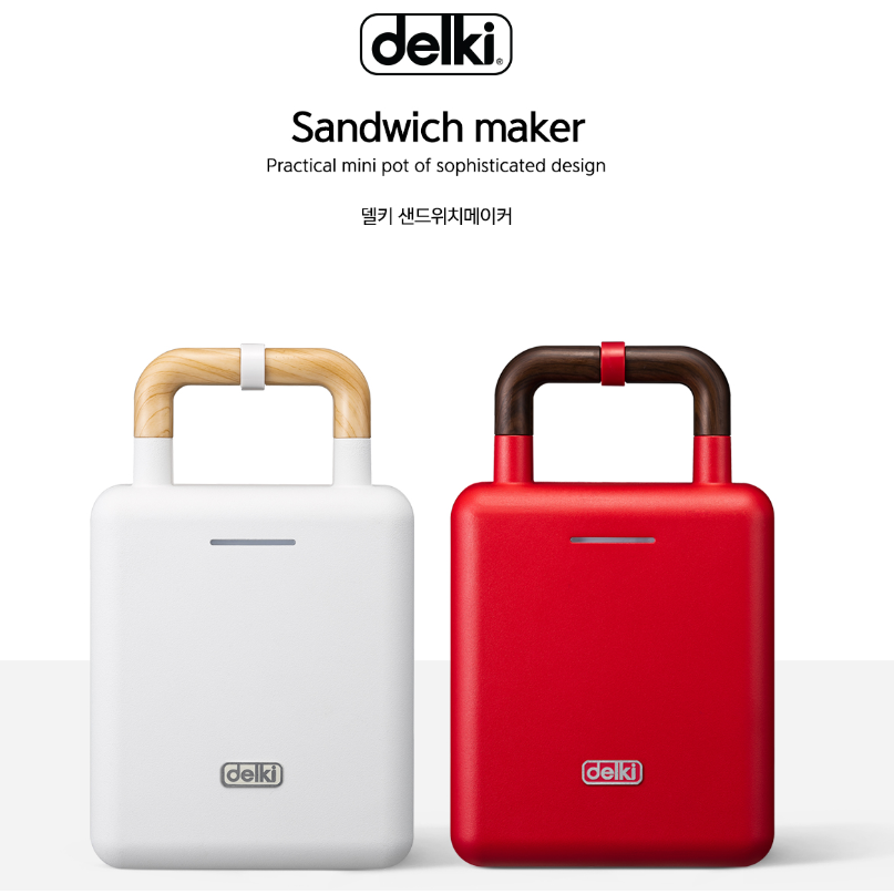 델키 간편 분리형 샌드위치메이커 와플메이커 DKB-506 59,700원