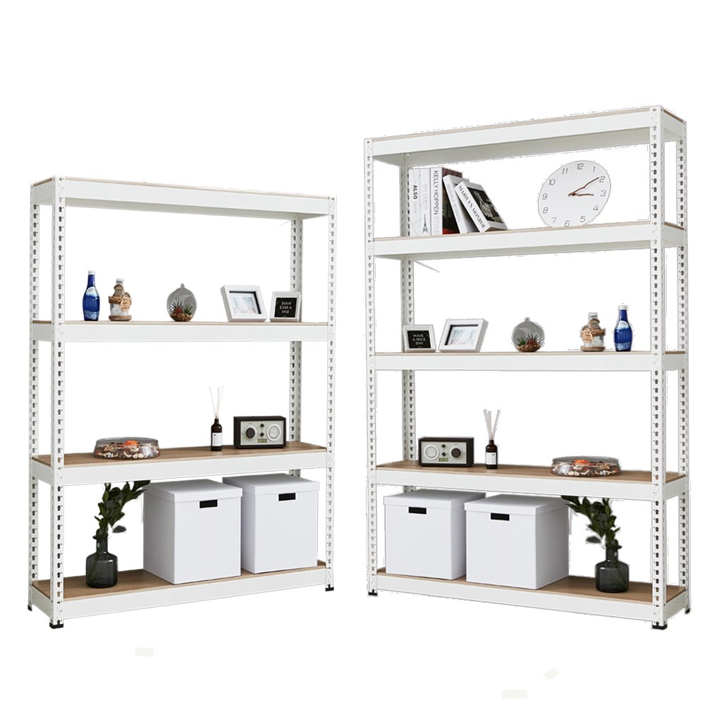 울트라랙 3단 4단 5단 아이보리 앵글 철제선반 무볼트 조립식 선반 베란다 펜트리 선반장 창고 수납 다용도, 1개 150,050원