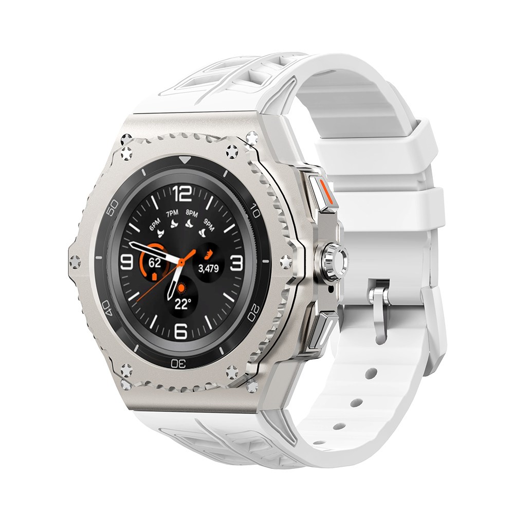 삼성 갤럭시워치8 클래식 호환 일체형 합금 메탈 케이스 실리콘 밴드 시계줄 풀커버 보호 스트랩 46mm 89,500원