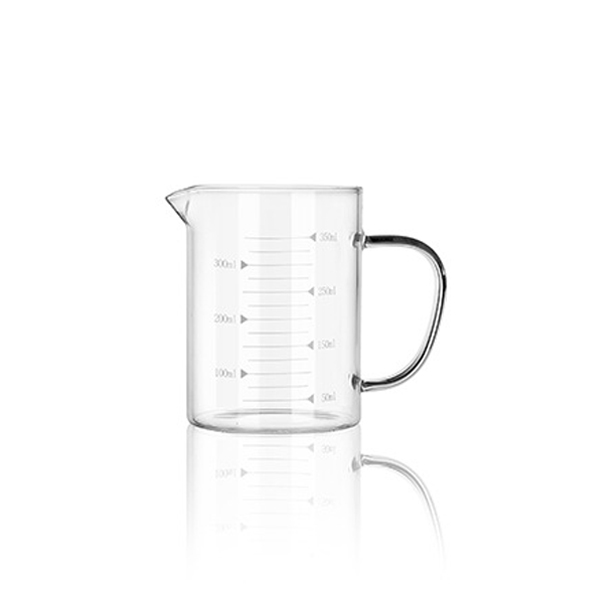 [Y+1] 누들 내열 강화유리 계량컵 비커 베이커리 전자렌지용기 350ml 4,650원