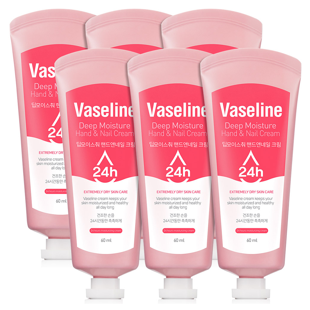 시투와이 바세린 24h 딥 모이스춰 핸드 앤 네일 크림, 60ml, 6개 7,780원