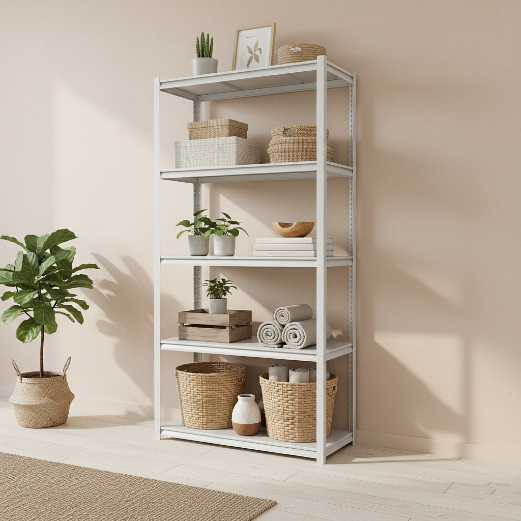 노마드랙 5단 선반 철제선반 무볼트 조립식 앵글 창고 베란다 창고 수납선반 세탁실 정리 57,000원