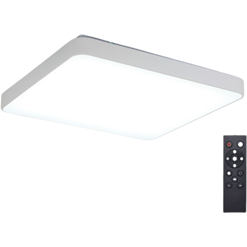 조명에반하다 심플 리모컨 통거실4등 LED 천장등, 화이트 94,300원