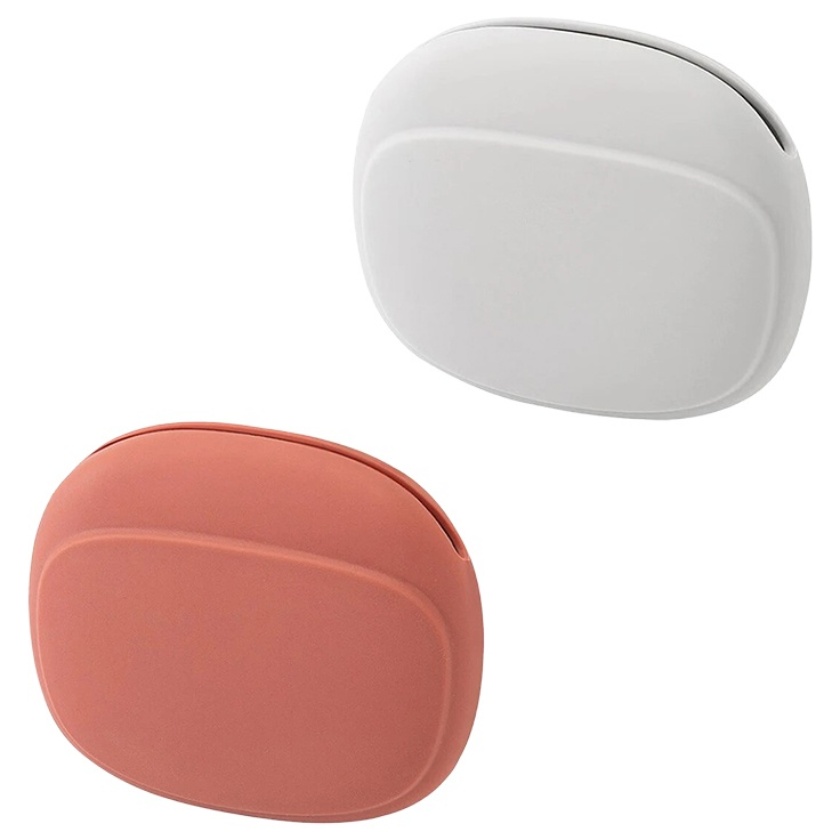 펜타오닉 1+1 유선 이어폰 액세서리 실리콘 케이스 파우치, 화이트/핑크 5,900원