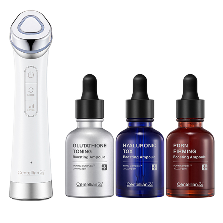 센텔리안24 더마 펄스 부스터 멀티 샷 피부 마사지기 + 부스팅 앰플 3종, DKPC24-1(멀티샷), 혼합색상 200,400원