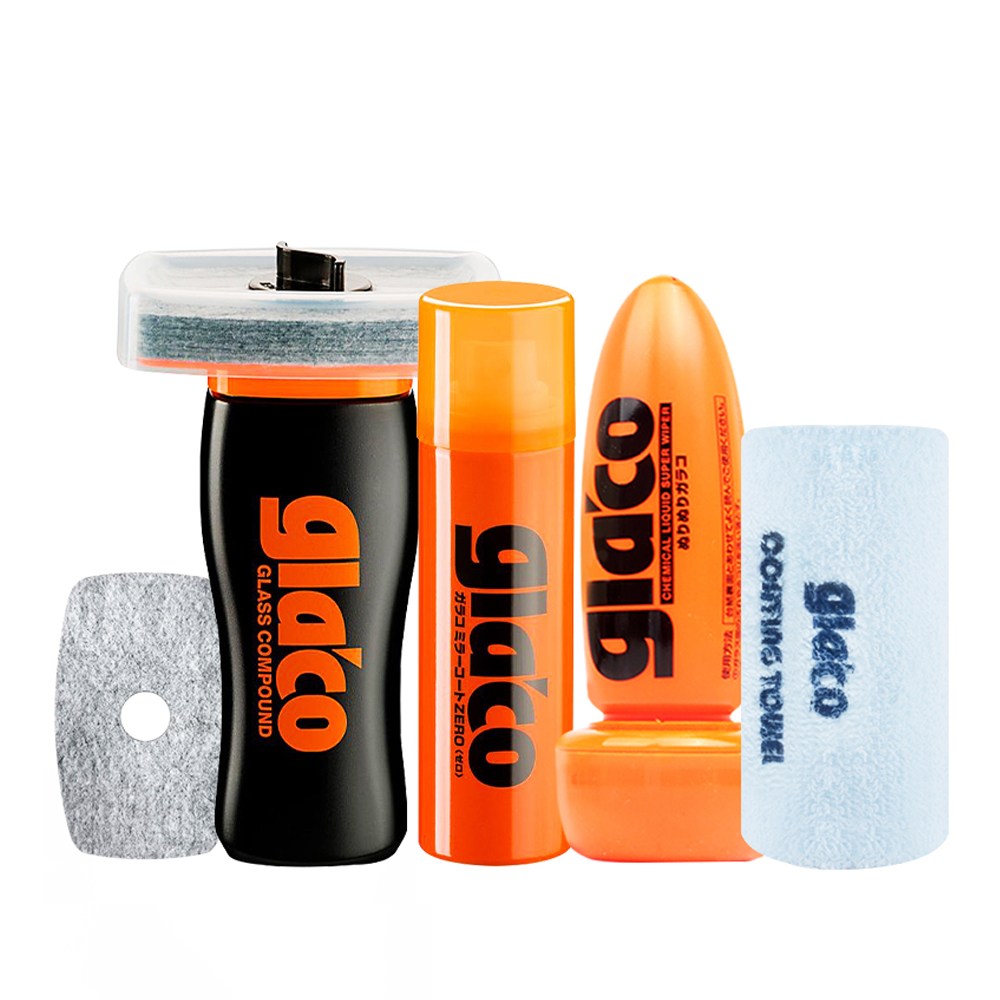 소프트99 글라코 유막제거제 발수코팅제 3종 세트 G47플러스+G4X플러스+G65X 45,000원