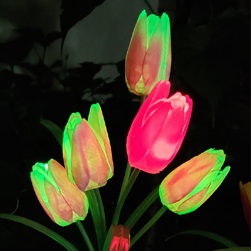 레나에너지 LED 태양광 튤립 조화 정원등 14,400원