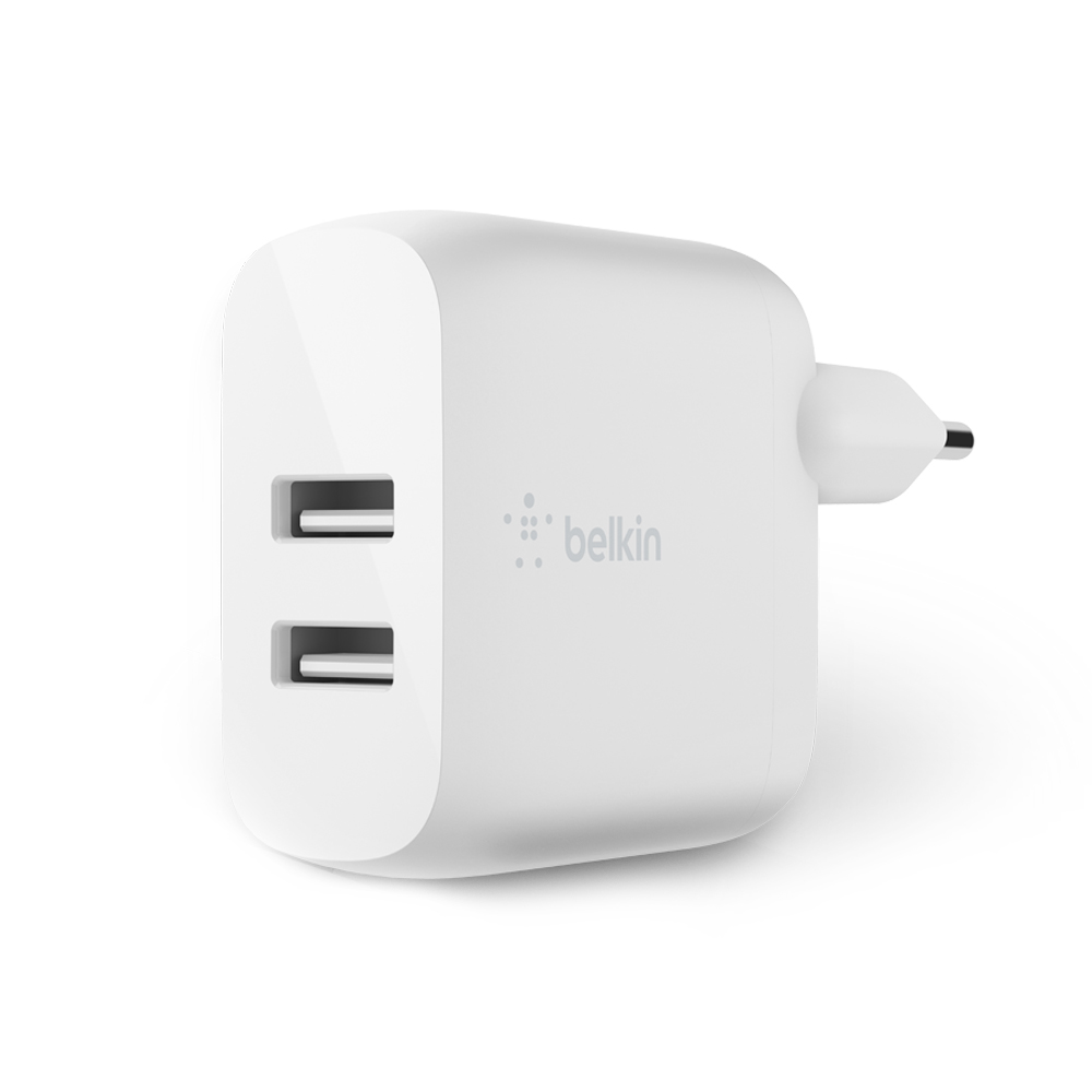 벨킨 부스트업 24W 듀얼 A타입 가정용 충전기 WCB002krWH, 화이트, 1개 24,900원