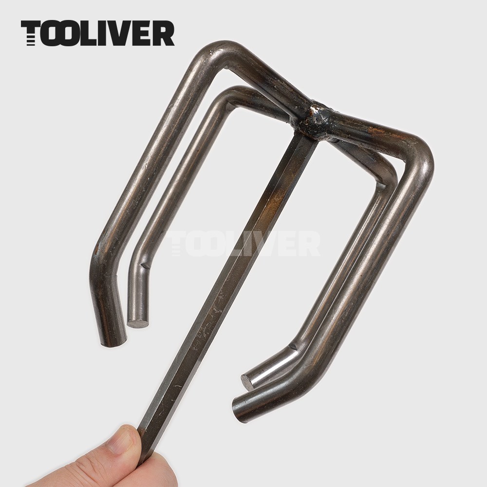 툴리버 육각 L형 믹서기 날개 메지 시멘트 드릴 믹서날 교반용 중형, 1개 22,000원