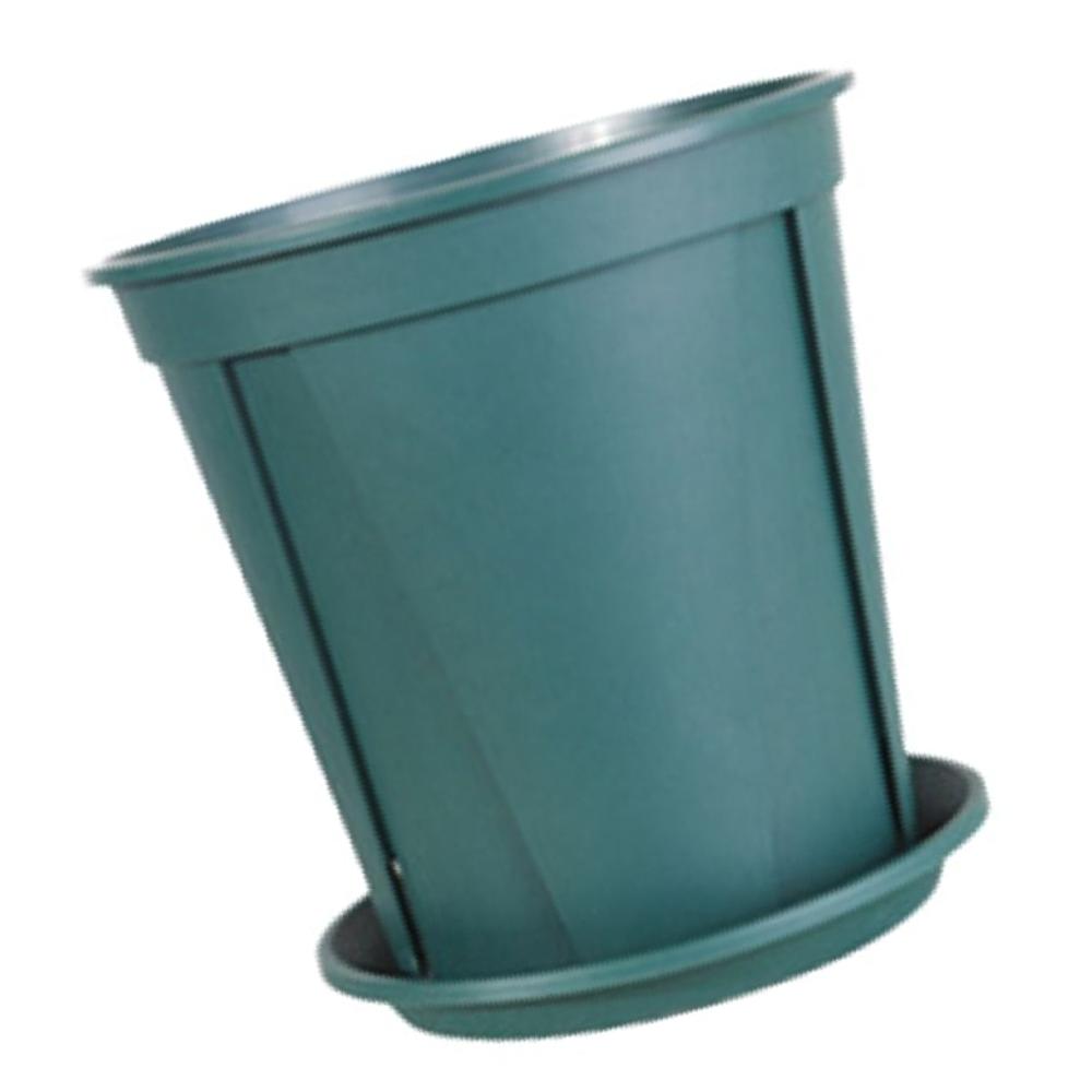 슬릿분 5호 플라스틱화분 분갈이 플분 원형 슬릿화분 OC_0205THU, 5호그린+받침세트 4,050원