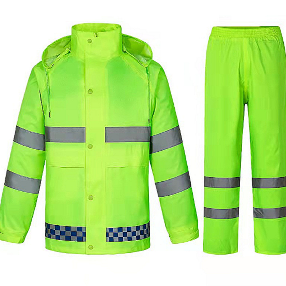 형광우비 상하의 작업 공사 낚시 안전한 비옷 83,430원