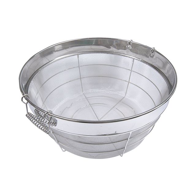 넓은후레임소쿠리 2단 손잡이있음 지름400부터 바구니 채반 채망 야채물빼기 스텐, 1개 89,000원