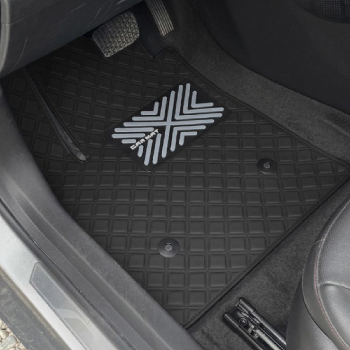 카구 무쏘EV 2026 스퀘어 발매트 SUV 운전석+조수석+뒷자석 차량용품 49,500원