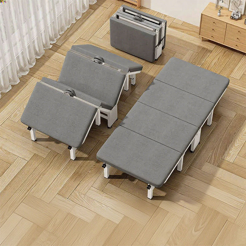 SeekFun 접이식 침대  4단 접이 무설치 낮잠 간이 침대 휴대 편리 그레이 60/70/80cm 51,000원